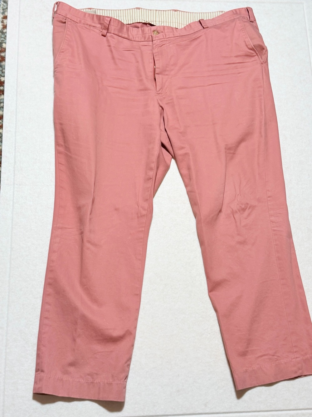 Bills Khakis Slim Fit M3 Pants Mens 46x29 Dusty Pink Rose Made in USA Chinos